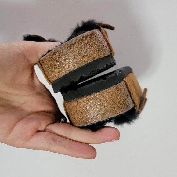 NEW Birkenstock Boston Shearling Mules Womens 39 8/8.5 Wide Suede Cozy Comfort - Picture 4 of 8